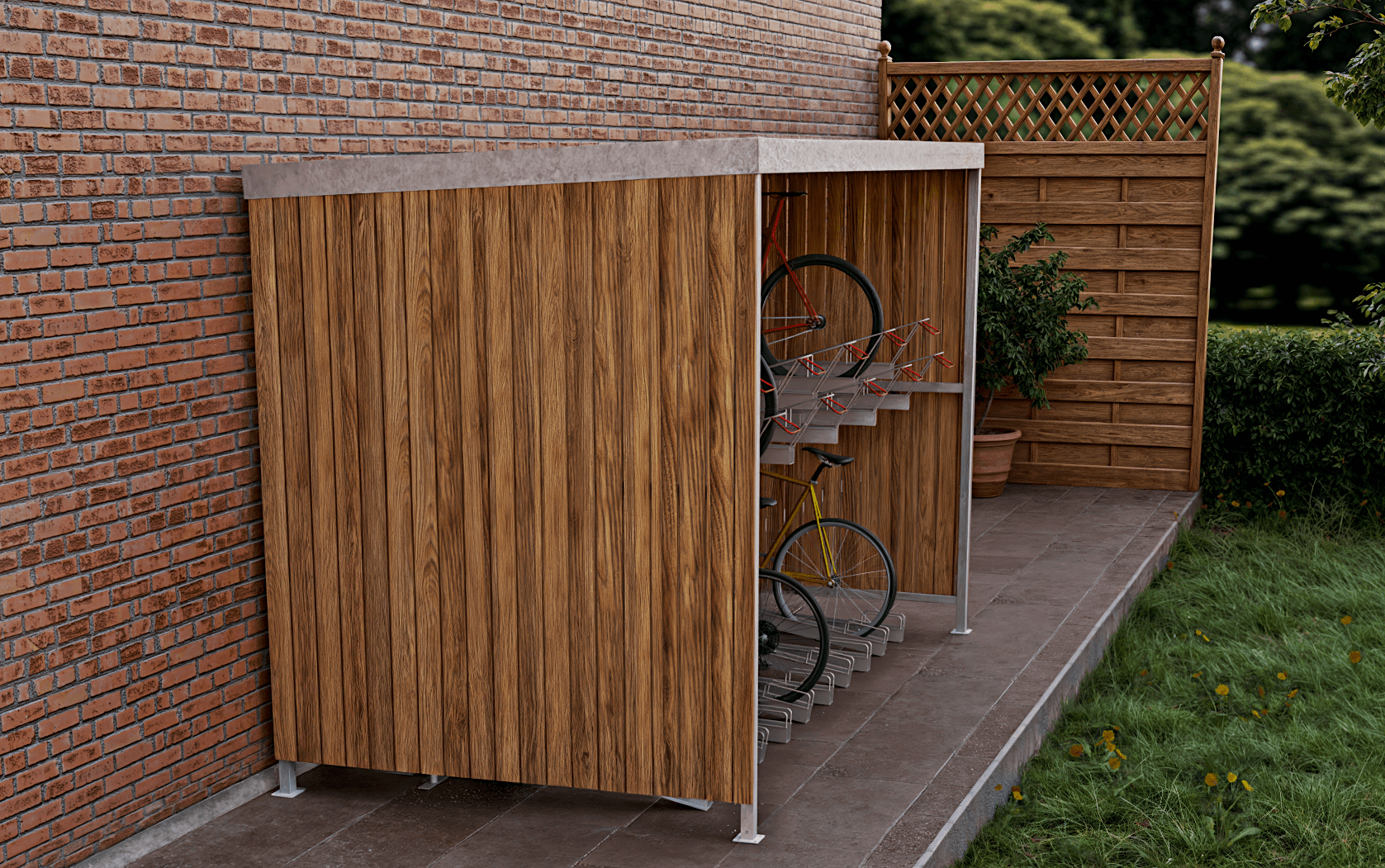 Eco Two Tier Cycle Shelter - image 4