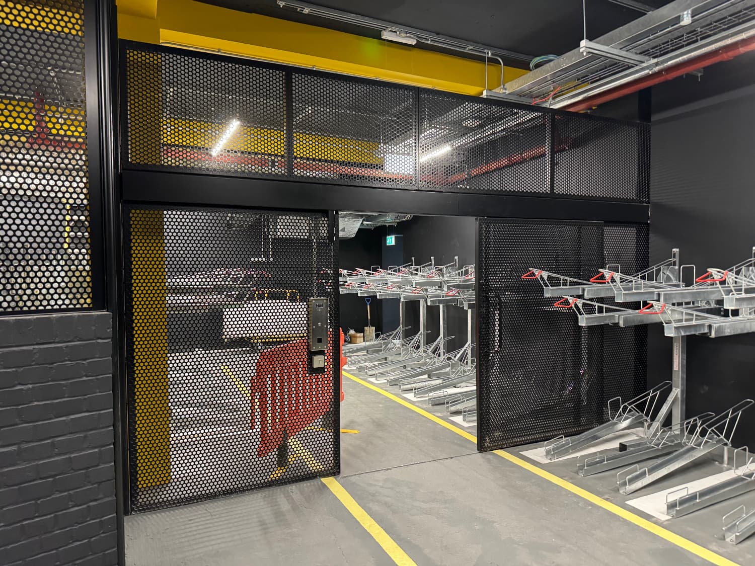 How to Design a Practical Bike Storage Area with Two-Tier Racks