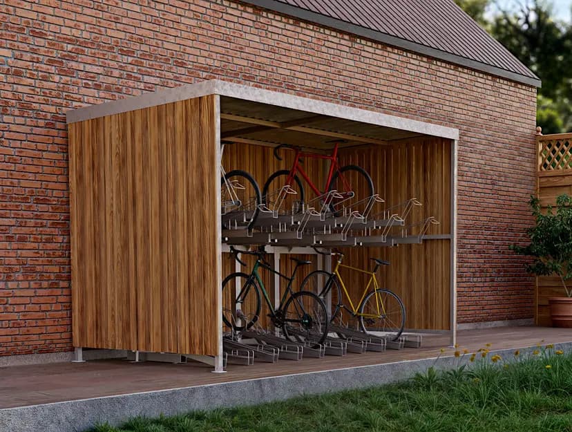 Eco Two Tier Cycle Shelter: Smarter Cycle Parking With a Greener Finish